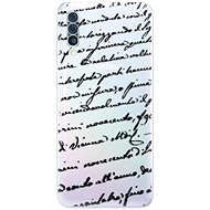 iSaprio Handwriting 01 Black for Samsung Galaxy A50 - Phone Cover