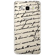 iSaprio Handwriting 01 Black for Samsung Galaxy J5 (2016) - Phone Cover