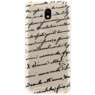 iSaprio Handwriting 01 Black for Samsung Galaxy J5 (2017) - Phone Cover