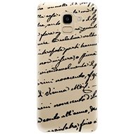 iSaprio Handwriting 01 Black for Samsung Galaxy J6 - Phone Cover