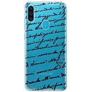 iSaprio Handwriting 01 Black for Samsung Galaxy M11 - Phone Cover
