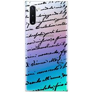 iSaprio Handwriting 01 Black for Samsung Galaxy Note 10 - Phone Cover