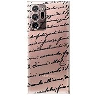 iSaprio Handwriting 01 Black for Samsung Galaxy Note 20 Ultra - Phone Cover