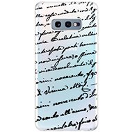 iSaprio Handwriting 01 Black for Samsung Galaxy S10e - Phone Cover