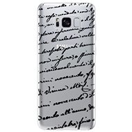 iSaprio Handwriting 01 Black for Samsung Galaxy S8 - Phone Cover