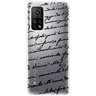 iSaprio Handwriting 01 Black for Xiaomi Mi 10T / Mi 10T Pro - Phone Cover