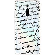 iSaprio Handwriting 01 Black for Xiaomi Mi 9T Pro - Phone Cover