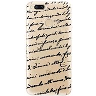 iSaprio Handwriting 01 Black for Xiaomi Mi A1 - Phone Cover