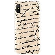 iSaprio Handwriting 01 Black for Xiaomi Mi A2 Lite - Phone Cover