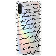 iSaprio Handwriting 01 Black for Xiaomi Mi A3 - Phone Cover