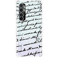 iSaprio Handwriting 01 Black for Xiaomi Mi Note 10 Lite - Phone Cover