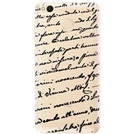 iSaprio Handwriting 01 Black for Xiaomi Redmi 4X - Phone Cover