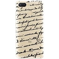 iSaprio Handwriting 01 Black for Xiaomi Redmi 6 - Phone Cover