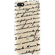 iSaprio Handwriting 01 Black for Xiaomi Redmi 6A - Phone Cover