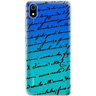 iSaprio Handwriting 01 Black for Xiaomi Redmi 7A - Phone Cover