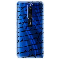 iSaprio Handwriting 01 Black for Xiaomi Redmi 8 - Phone Cover