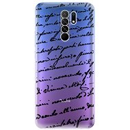 iSaprio Handwriting 01 Black for Xiaomi Redmi 9 - Phone Cover