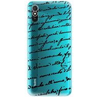iSaprio Handwriting 01 Black for Xiaomi Redmi 9A - Phone Cover