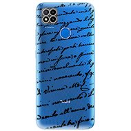iSaprio Handwriting 01 Black for Xiaomi Redmi 9C - Phone Cover