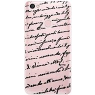 iSaprio Handwriting 01 Black for Xiaomi Redmi Note 5A - Phone Cover