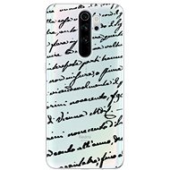 iSaprio Handwriting 01 Black for Xiaomi Redmi Note 8 Pro - Phone Cover