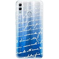 iSaprio Handwriting 01 White for Honor 10 Lite - Phone Cover