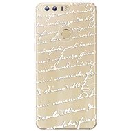 iSaprio Handwriting 01 White for Honor 8 - Phone Cover