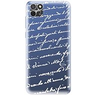 iSaprio Handwriting 01 White for Honor 9S - Phone Cover