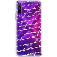 iSaprio Handwriting 01 White pre Honor 9X Pro - Kryt na mobil