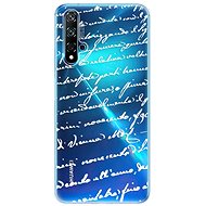 iSaprio Handwriting 01 White for Huawei Nova 5T - Phone Cover