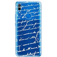 iSaprio Handwriting 01 White for Huawei P Smart Z - Phone Cover