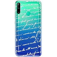 iSaprio Handwriting 01 White for Huawei P40 Lite E - Phone Cover