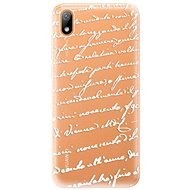 iSaprio Handwriting 01 White for Huawei Y5 2019 - Phone Cover