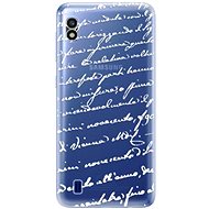 iSaprio Handwriting 01 White for Samsung Galaxy A10 - Phone Cover