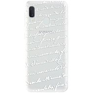 iSaprio Handwriting 01 White for Samsung Galaxy A20e - Phone Cover