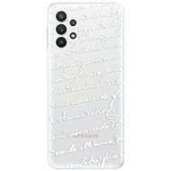 iSaprio Handwriting 01 White for Samsung Galaxy A32 5G - Phone Cover