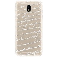 iSaprio Handwriting 01 White for Samsung Galaxy J5 (2017) - Phone Cover