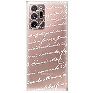 iSaprio Handwriting 01 White for Samsung Galaxy Note 20 Ultra - Phone Cover