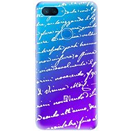 iSaprio Handwriting 01 White for Xiaomi Mi 8 Lite - Phone Cover