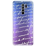 iSaprio Handwriting 01 White for Xiaomi Redmi 9 - Phone Cover