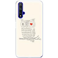 iSaprio I Love You 01 for Honor 20 - Phone Cover