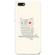 iSaprio I Love You 01 for Honor 7S - Phone Cover