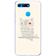 iSaprio I Love You 01 for Honor View 20 - Phone Cover
