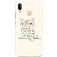 iSaprio I Love You 01 for Huawei P20 Lite - Phone Cover