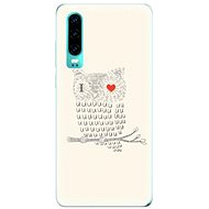 iSaprio I Love You 01 for Huawei P30 - Phone Cover