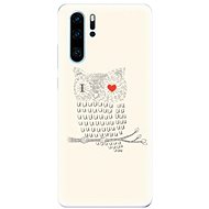iSaprio I Love You 01 for Huawei P30 Pro - Phone Cover