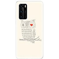 iSaprio I Love You 01 for Huawei P40 - Phone Cover