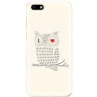 iSaprio I Love You 01 for Huawei Y5 2018 - Phone Cover