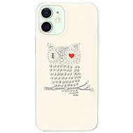 iSaprio I Love You 01 for iPhone 12 mini - Phone Cover