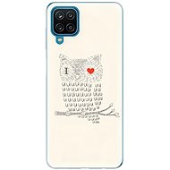 iSaprio I Love You 01 for Samsung Galaxy A12 - Phone Cover